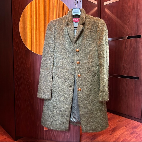 Miss Sixty green wool coat - Picture 1 of 9